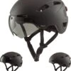 GOOFF® PILOT 3 In 1 Snorscooterhelm Met Afneembaar Vizier - Matzwart - Lichtgewicht Snorfiets Helm - NTA Gecertificeerd Speed Pedelec Helm - Geschikt Voor Blauw Kenteken Snorscooter En Snorfiets - Maat M - Voor Vrouwen En Mannen -Fietsenreeksen Winkel 1003x1200 2