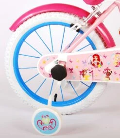 Volare Disney Princess Kinderfiets - Meisjes - 16 Inch - Roze Blauw - Twee Handremmen -Fietsenreeksen Winkel 1040x1200