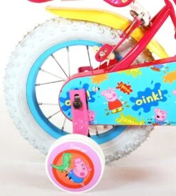 Volare Peppa Pig Kinderfiets - Meisjes - 12 Inch - Roze - 2 Handremmen -Fietsenreeksen Winkel 1079x1200 1