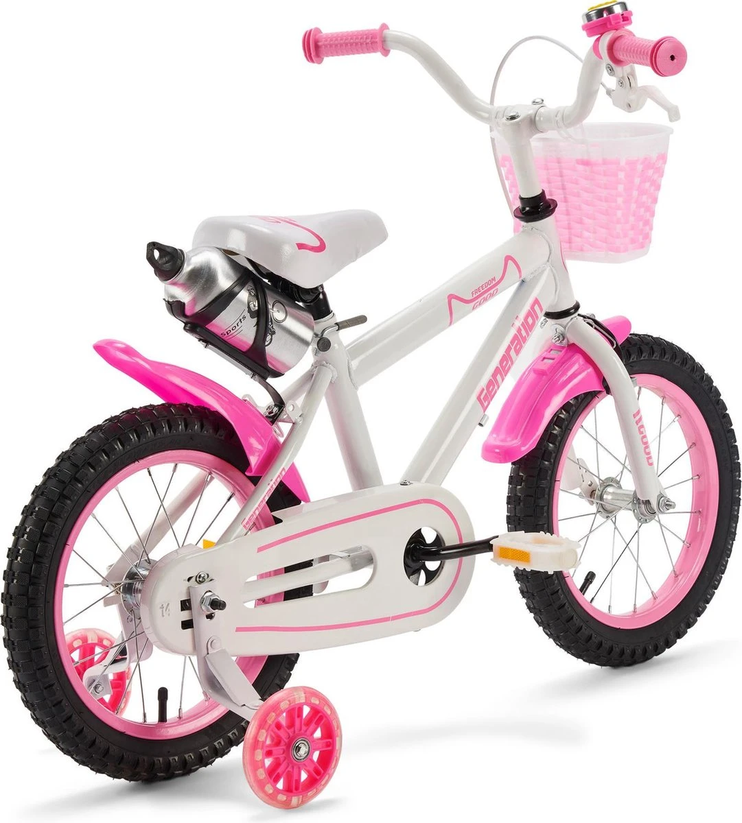 Generation Good 14 Inch Roze Meisjesfiets - Kinderfiets 4 Generation Good 14 Inch Roze Meisjesfiets - Kinderfiets - Afbeelding 2