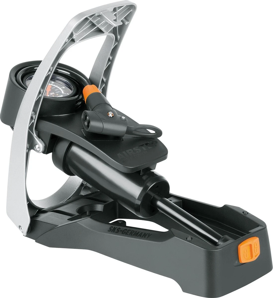 SKS Airstep Voetpomp Met Manometer - 7 Bar - Zwart 9 SKS Airstep Voetpomp Met Manometer - 7 Bar - Zwart - Afbeelding 7