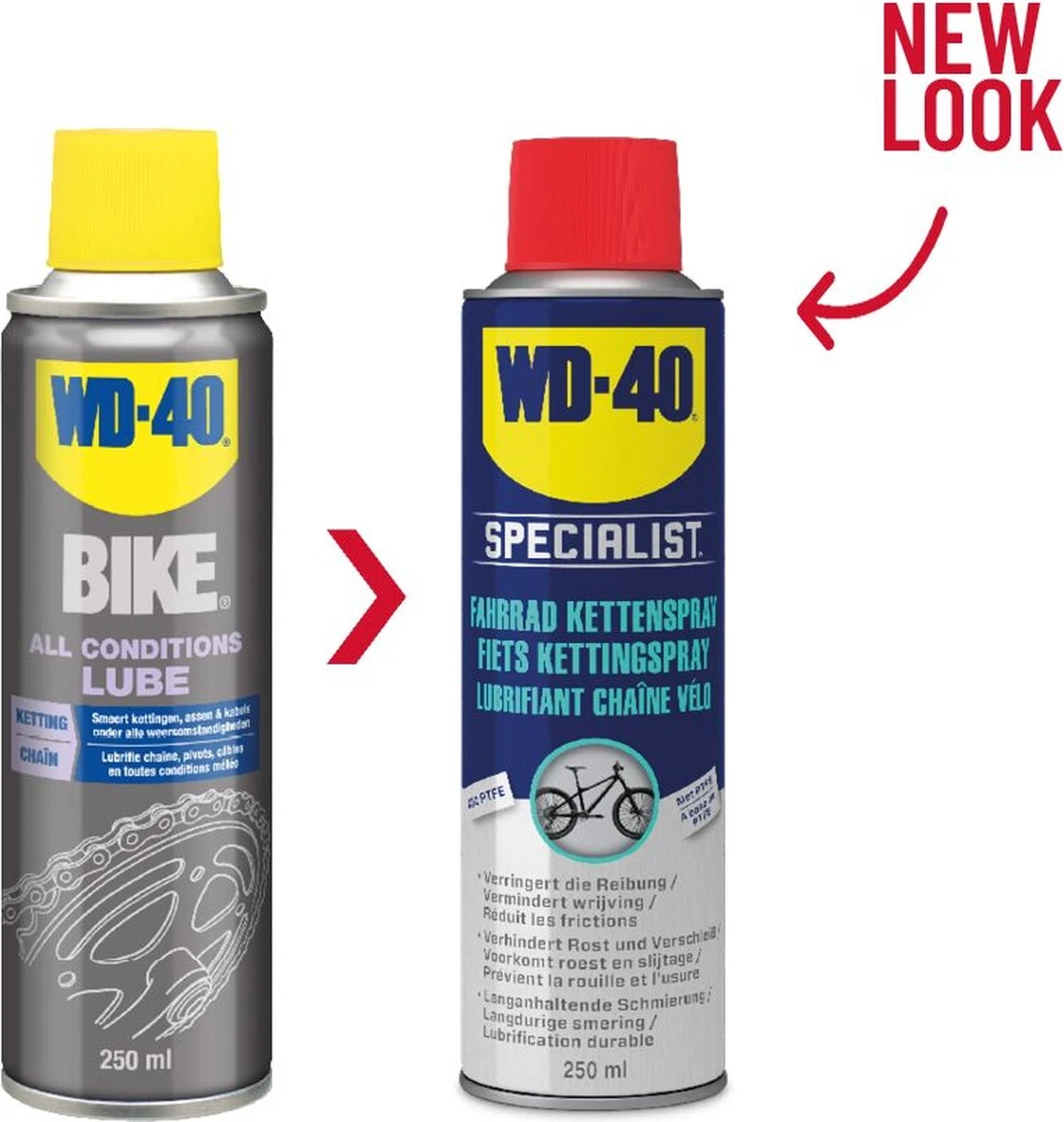 WD-40 Specialist® Fiets Kettingspray - 250ml - Smeerolie - Smeermiddel - Maximale Smering En Vermindert Slijtage 4 WD-40 Specialist® Fiets Kettingspray - 250ml - Smeerolie - Smeermiddel - Maximale Smering En Vermindert Slijtage - Afbeelding 2