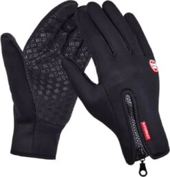 Merkloos Handschoenen | Touchscreen | Waterdicht | Fleece | Unisex | Zwart | Maat L -Fietsenreeksen Winkel 1150x1200 1