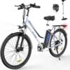 HITWAY Elektrische Fiets, 26 Inch, 250 W Motor, Li-batterij 36 V/11,2 Ah Ebike, Shimano 7 Versnellingen, Tot 35-90 Km -Fietsenreeksen Winkel 1172x1200