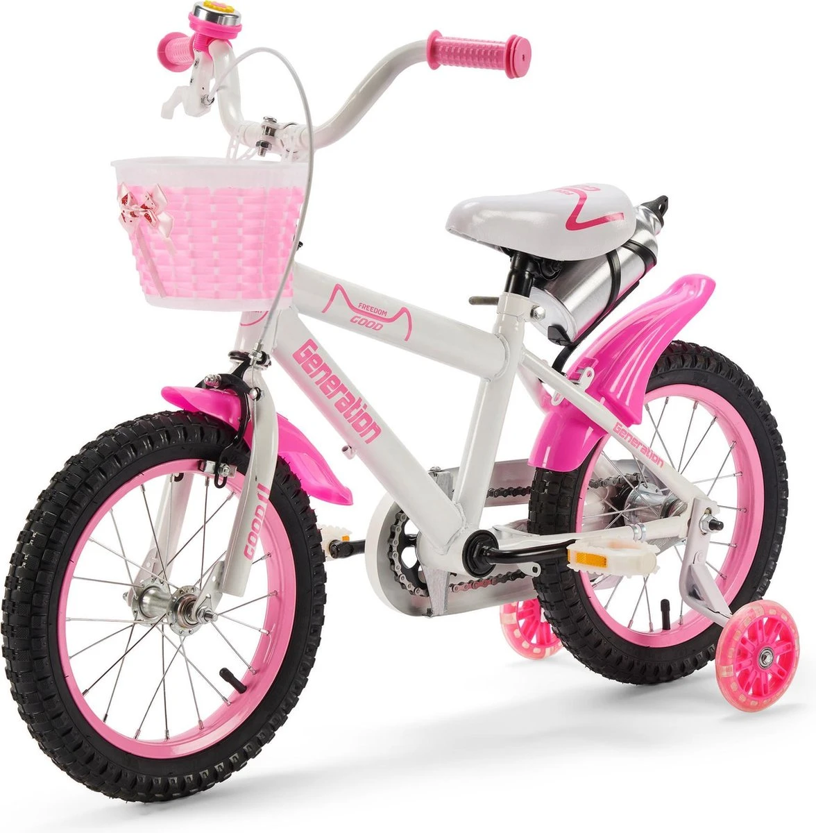 Generation Good 14 Inch Roze Meisjesfiets - Kinderfiets 5 Generation Good 14 Inch Roze Meisjesfiets - Kinderfiets - Afbeelding 3
