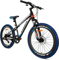 Supersuper Kiyoko Kinder Mountainbike - 7 Versnellingen - 24 Inch - Jongens - Zwart/Blauw 19 Supersuper Kiyoko Kinder Mountainbike - 7 Versnellingen - 24 Inch - Jongens - Zwart/Blauw -Fietsenreeksen Winkel 1186x1200 2