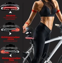 B-care Elektrische Fietsverlichting - Inclusief Afstandsbediening En Richtingaanwijzers - Fietsalarm - Anti Diefstal Alarm - Fiets Achterlicht - Fietsbel - Fiets Accessoires -Fietsenreeksen Winkel 1186x1200 7