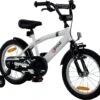 2Cycle BMX-Fun Kinderfiets - 16 Inch - Wit - Jongensfiets -Fietsenreeksen Winkel 1200x1039