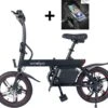 Merkloos Windgoo B20 PRO - E Bike - Elektrische Fiets - 16 Inch - 250W - 7.8Ah Batterij - Max. 25km/u - Zwart - Incl. GSM Houder -Fietsenreeksen Winkel 1200x1086