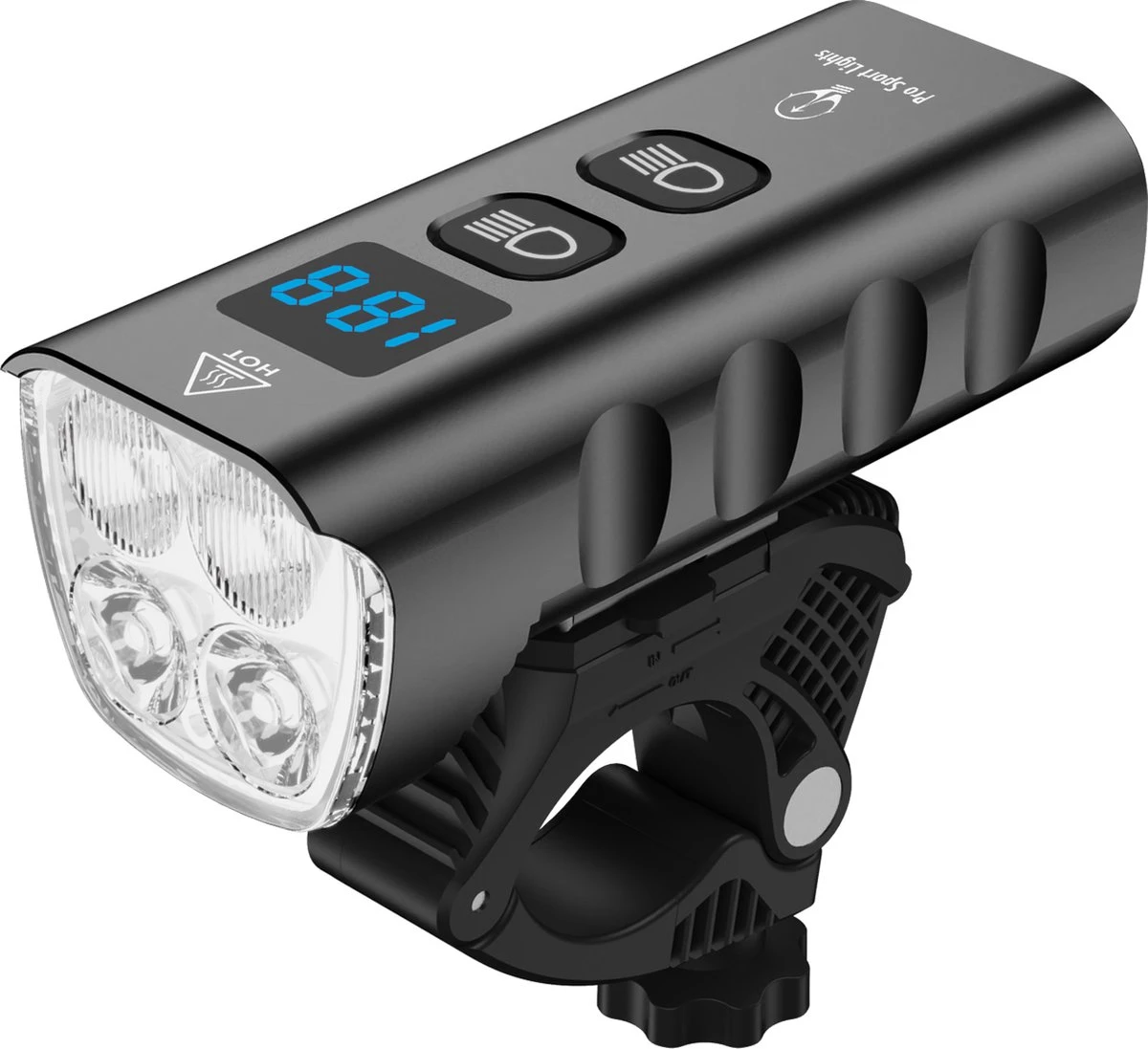 Pro Sport Lights Performance 1800 Lumen Fietslamp Voorlicht - Fietsverlichting USB Oplaadbaar - Koplamp Fiets - LED Racefiets / Mountainbike 2 Pro Sport Lights Performance 1800 Lumen Fietslamp Voorlicht - Fietsverlichting USB Oplaadbaar - Koplamp Fiets - LED Racefiets / Mountainbike