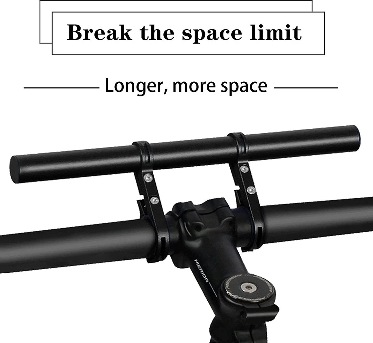 DrPhone EF1 – Verlengstuk Voor Fietsstuur – 30 CM Lang – Uitbreiding Frame – Gemakkelijk Te Installeren - Zwart 9 DrPhone EF1 – Verlengstuk Voor Fietsstuur – 30 CM Lang – Uitbreiding Frame – Gemakkelijk Te Installeren - Zwart - Afbeelding 7