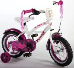 Volare Heart Cruiser Kinderfiets - Meisjes - 12 Inch - Wit Paars -Fietsenreeksen Winkel 1200x1109 1