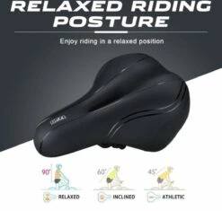 BOTC Fietszadel - Unisex - Extra Comfortabel - Inclusief Waterdichte Zadelhoes - Ventilerend -Fietsenreeksen Winkel 1200x1141 13