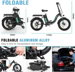 HITWAY Elektrische Fiets | 20" Opvouwbare Volwassen Vette Fiets | Batterij 36V/11,2Ah,Motor 250W, Max Bereik 35-90km | E Bike City -Fietsenreeksen Winkel 1200x1142 1