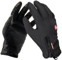 Merkloos Sitna Neopreen Fietshandschoenen Unisex - Zwart - Maat XL