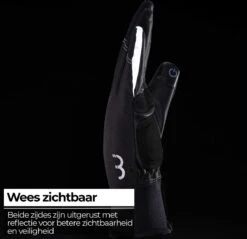 BBB Cycling ColdShield Fietshandschoenen Winter - Fiets Handschoenen Touchscreen - 0-10 ℃ - Winddicht - Zwart - Maat M -Fietsenreeksen Winkel 1200x1160 11