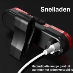 Transnect® – Fietsverlichting LED Set - Fietslampjes Voor En Achter Licht - 4 Lichtstanden – USB Oplaadbaar - Draagbaar – Waterdicht -Fietsenreeksen Winkel 1200x1189 4