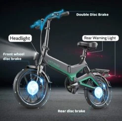 HITWAY Elektrische Fiets - Opvouwbare E-bike - 16 Inch-250W-2023 Model 15 HITWAY Elektrische Fiets - Opvouwbare E-bike - 16 Inch-250W-2023 Model -Fietsenreeksen Winkel 1200x1192 5