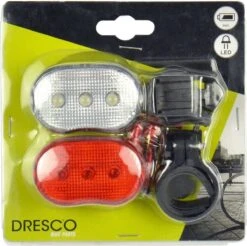 Dresco - Fietsverlichtingsset - Classic - LED - Zwart -Fietsenreeksen Winkel 1200x1193 6