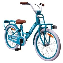 Amigo Bloom Meisjesfiets - Kinderfiets 20 Inch - Turquoise -Fietsenreeksen Winkel 1200x1197