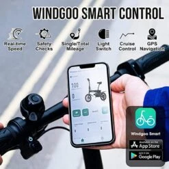 Windgoo B20 V3 - Elektrische Vouwfiets - E Bike - 250W 7.8Ah Batterij - APP IOS Android - 14 Inch - 25 KM/H - Zwart -Fietsenreeksen Winkel 1200x1200 133