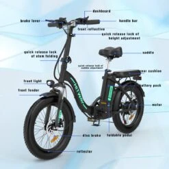 HITWAY Elektrische Fiets - E-Bike - 20 Inch Fatbike - 250 W- Shimano 7 Versnellingen -Fietsenreeksen Winkel 1200x1200 22