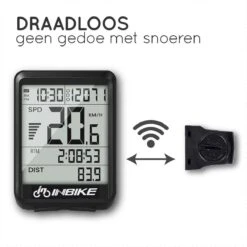 Amenzo© Fietscomputer Draadloos - Kilometerteller - NL Handleiding - Draadloze En Waterdichte Snelheidsmeter - Makkelijke Bevestiging - Fiets GPS - Zwart - Racefiets -Fietsenreeksen Winkel 1200x1200 231