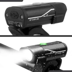 Lovnix - Oplaadbare Fietslamp LED Verlichting Set - USB Oplaadbaar - Fietslicht Met LED Lamp - Voor- En- Achter Licht - Regenbestendig - Geschikt Voor Mountainbike Fietsen Wandelen Speleologie -Fietsenreeksen Winkel 1200x1200 427