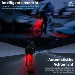 BikePro Fiets Achterlicht 2.0 Met Alarm En Richtingaanwijzer - IP54 Waterdicht - USB Oplaadbaar -Fietsenreeksen Winkel 1200x1200 497
