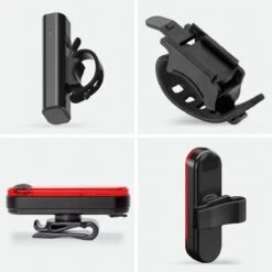 LifeGoods LED Fietsverlichting Set - Voorlicht En Achterlicht - USB Oplaadbaar - Zwart -Fietsenreeksen Winkel 1200x1200 553