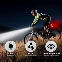 PRO LED 2022 Fietsverlichting Set - Racefiets Verlichting - Voorlicht En Achterlicht - Fietsaccessoires - USB Oplaadbaar - IP65 Waterdicht -Fietsenreeksen Winkel 1200x1200 556