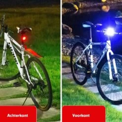 Esioh® Oplaadbare Fietslamp Led Set Wit En Rood – Oplaadbare Fietsverlichting USB – Fietslampjes Voorlicht En Achterlicht -Fietsenreeksen Winkel 1200x1200 596