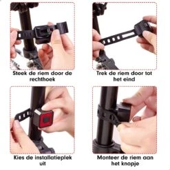 Esioh® Oplaadbare Fietslamp Led Set Wit En Rood – Oplaadbare Fietsverlichting USB – Fietslampjes Voorlicht En Achterlicht -Fietsenreeksen Winkel 1200x1200 602