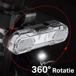 Transnect® – Fietsverlichting LED Set - Fietslampjes Voor En Achter Licht - 4 Lichtstanden – USB Oplaadbaar - Draagbaar – Waterdicht -Fietsenreeksen Winkel 1200x1200 649