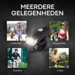 Rebela | Fietsverlichting Usb Oplaadbaar | Voorlicht En Achterlicht | Fietslamp LED | Fietsverlichting Set | Mountainbike -Fietsenreeksen Winkel 1200x1200 679