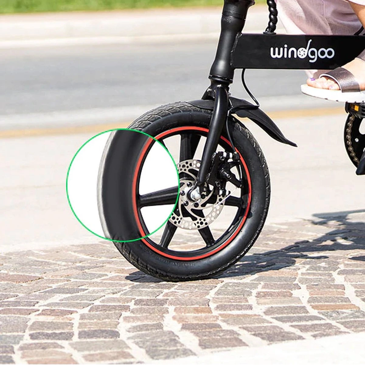 Windgoo B20 Elektrich Fiets E Bike Vouwfiets - Gashendel Versie 10 Windgoo B20 Elektrich Fiets E Bike Vouwfiets - Gashendel Versie - Afbeelding 8