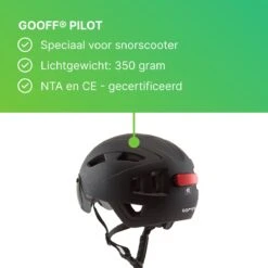 GOOFF® PILOT 3 In 1 Snorscooterhelm Met Afneembaar Vizier - Matzwart - Lichtgewicht Snorfiets Helm - NTA Gecertificeerd Speed Pedelec Helm - Geschikt Voor Blauw Kenteken Snorscooter En Snorfiets - Maat XL - Voor Vrouwen En Mannen -Fietsenreeksen Winkel 1200x1200 821