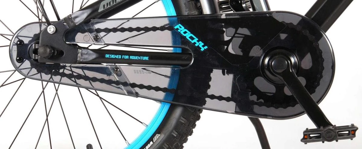 Volare Rocky Kinderfiets - 20 Inch - Zwart - 95% Afgemonteerd - Prime Collection 17 Volare Rocky Kinderfiets - 20 Inch - Zwart - 95% Afgemonteerd - Prime Collection - Afbeelding 15