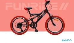 Amigo Fun Ride - Mountainbike 20 Inch - Voor Jongens En Meisjes - Met 7 Versnellingen - Zwart/Rood 15 Amigo Fun Ride - Mountainbike 20 Inch - Voor Jongens En Meisjes - Met 7 Versnellingen - Zwart/Rood -Fietsenreeksen Winkel 1200x697 2
