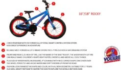 Volare Rocky Kinderfiets - 16 Inch - Zwart Blauw - 95% Afgemonteerd - Prime Collection 24 Volare Rocky Kinderfiets - 16 Inch - Zwart Blauw - 95% Afgemonteerd - Prime Collection -Fietsenreeksen Winkel 1200x698