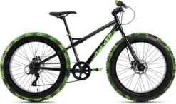 Ks Cycling Fiets Mountainbike MTB 24" Fat Bike SNW2458 Zwart-groen - 38 Cm -Fietsenreeksen Winkel 1200x710 1