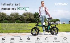 HITWAY E Bike Elektrische Fiets Vouwfiets, 36V/8.4Ah Batterij, 250W Motor, 25km/h, 35-70km, 16" City EBike Voor Heren En Dames -Fietsenreeksen Winkel 1200x742 14