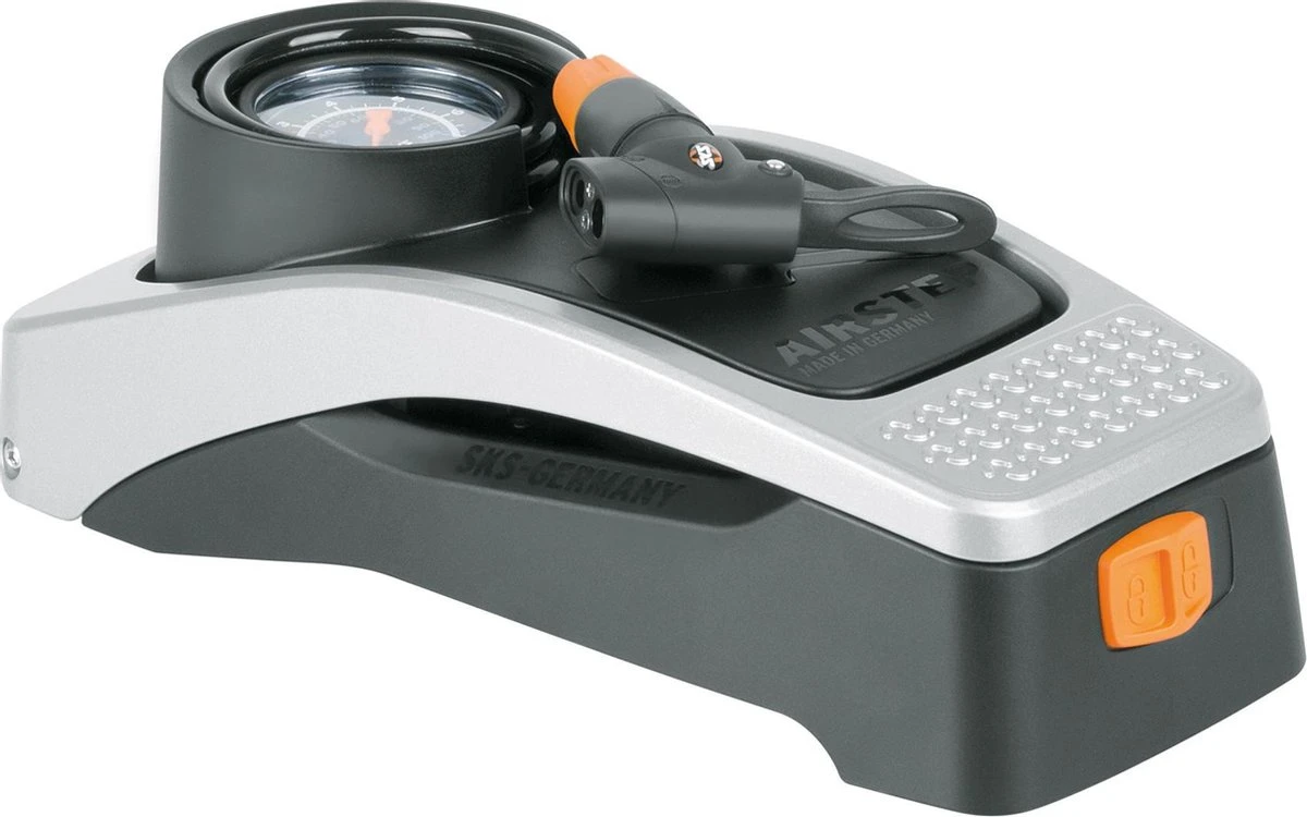 SKS Airstep Voetpomp Met Manometer - 7 Bar - Zwart 5 SKS Airstep Voetpomp Met Manometer - 7 Bar - Zwart - Afbeelding 3