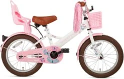Supersuper Little Miss - Kinderfiets - Meisjesfiets - 16 Inch - Wit