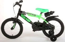 Volare Sportivo Kinderfiets - Jongens - 16 Inch - Neon Groen Zwart - 95% Afgemonteerd -Fietsenreeksen Winkel 1200x788