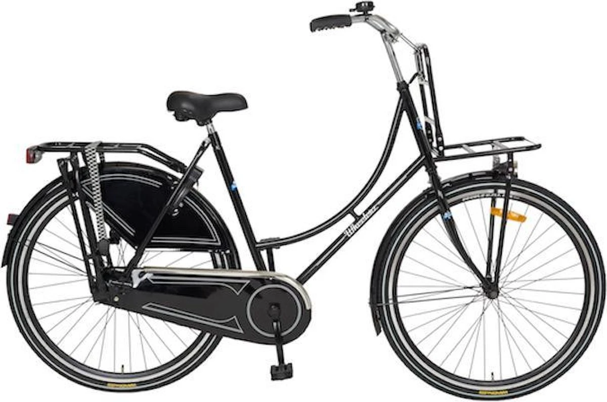 Wheelerz.nl Omafiets 28 Inch Zwart Met Voordrager 3 Wheelerz.nl Omafiets 28 Inch Zwart Met Voordrager