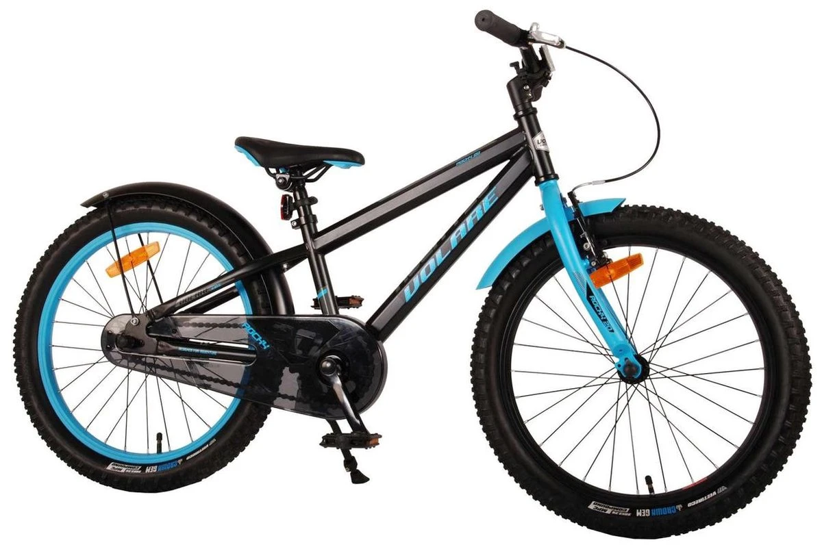 Volare Rocky Kinderfiets - 20 Inch - Zwart - 95% Afgemonteerd - Prime Collection 4 Volare Rocky Kinderfiets - 20 Inch - Zwart - 95% Afgemonteerd - Prime Collection - Afbeelding 2