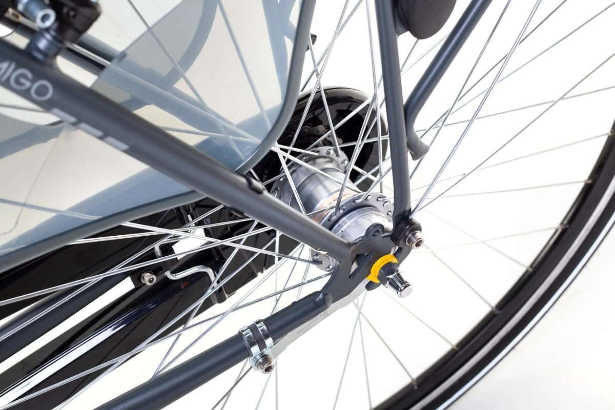 Amigo Bright - Damesfiets 28 Inch - Fiets Met 3 Versnellingen - Antraciet 8 Amigo Bright - Damesfiets 28 Inch - Fiets Met 3 Versnellingen - Antraciet - Afbeelding 6