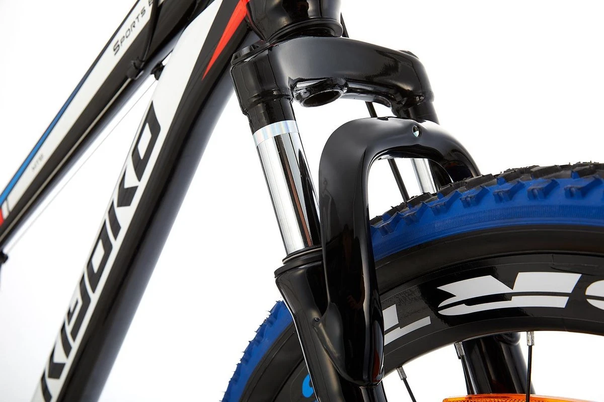 Supersuper Kiyoko Kinder Mountainbike - 7 Versnellingen - 26 Inch - Jongens - Zwart/Blauw 7 Supersuper Kiyoko Kinder Mountainbike - 7 Versnellingen - 26 Inch - Jongens - Zwart/Blauw - Afbeelding 5