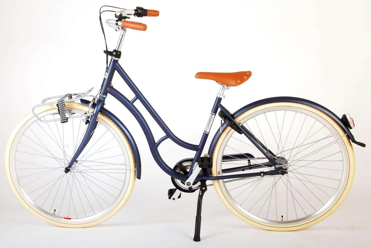 Volare Lifestyle Meisjesfiets - Tiener - 48 Cm - Lage Zadelstand - Blauw - 3 Versnellingen 7 Volare Lifestyle Meisjesfiets - Tiener - 48 Cm - Lage Zadelstand - Blauw - 3 Versnellingen - Afbeelding 5